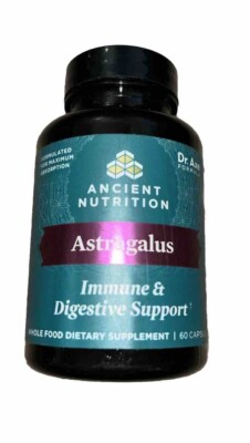 Dr.  Dr Axe Ancient Nutrition Astragalus 60 Capsules digestive immune 07/26