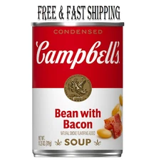 Condensed Bean With Bacon Soup, Natural Smoke Flavoring Added, 11.25