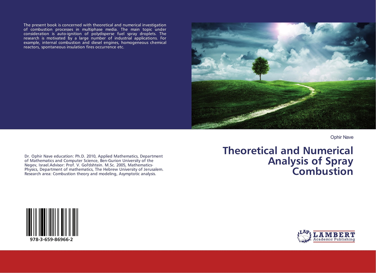 Thumbnail - Ophir Nave | Theoretical And Numerical Analysis Of Spray Combustion |