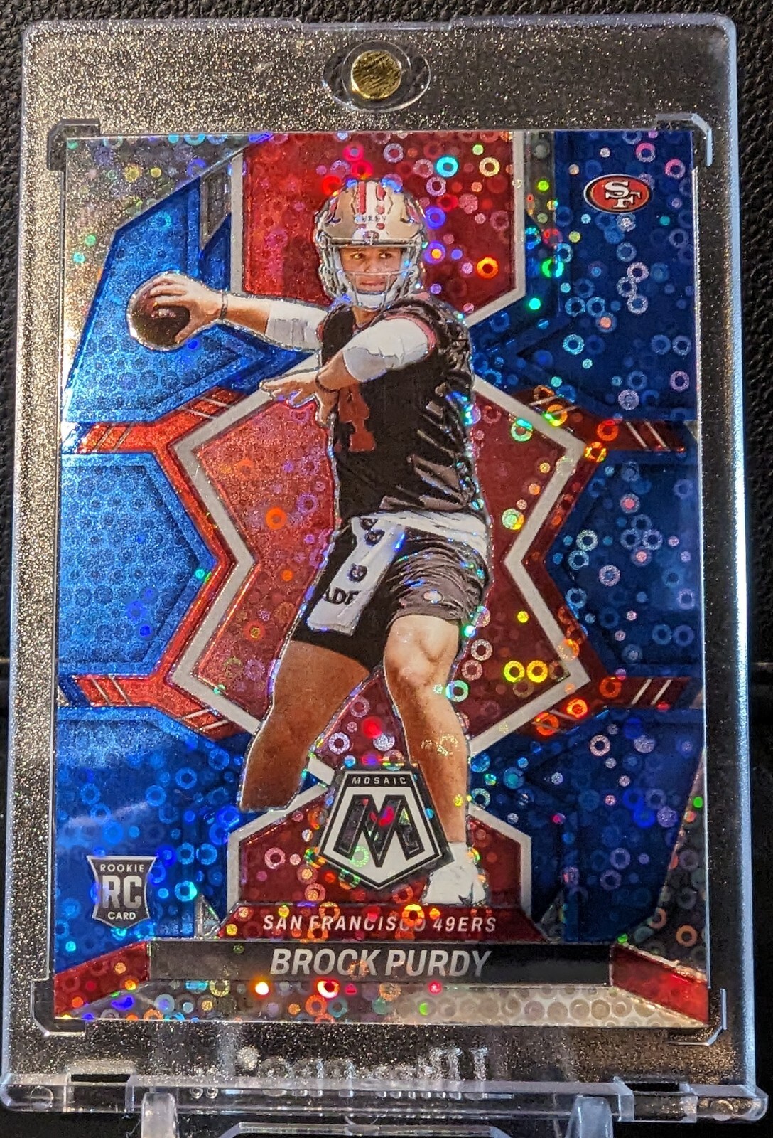 2022 Mosaic BROCK PURDY No Huddle Blue /75 #367 MINT Rookie RC 49ers