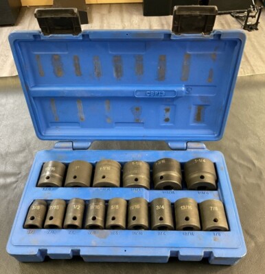 Cornwell Tools BluePower SAE 1/2'' Impact Socket Set (GO1060610)