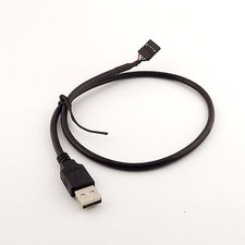 USB 2.0 Type A Male to Dupont 5 Pin Female Header Motherboard Adapter Cable Cord