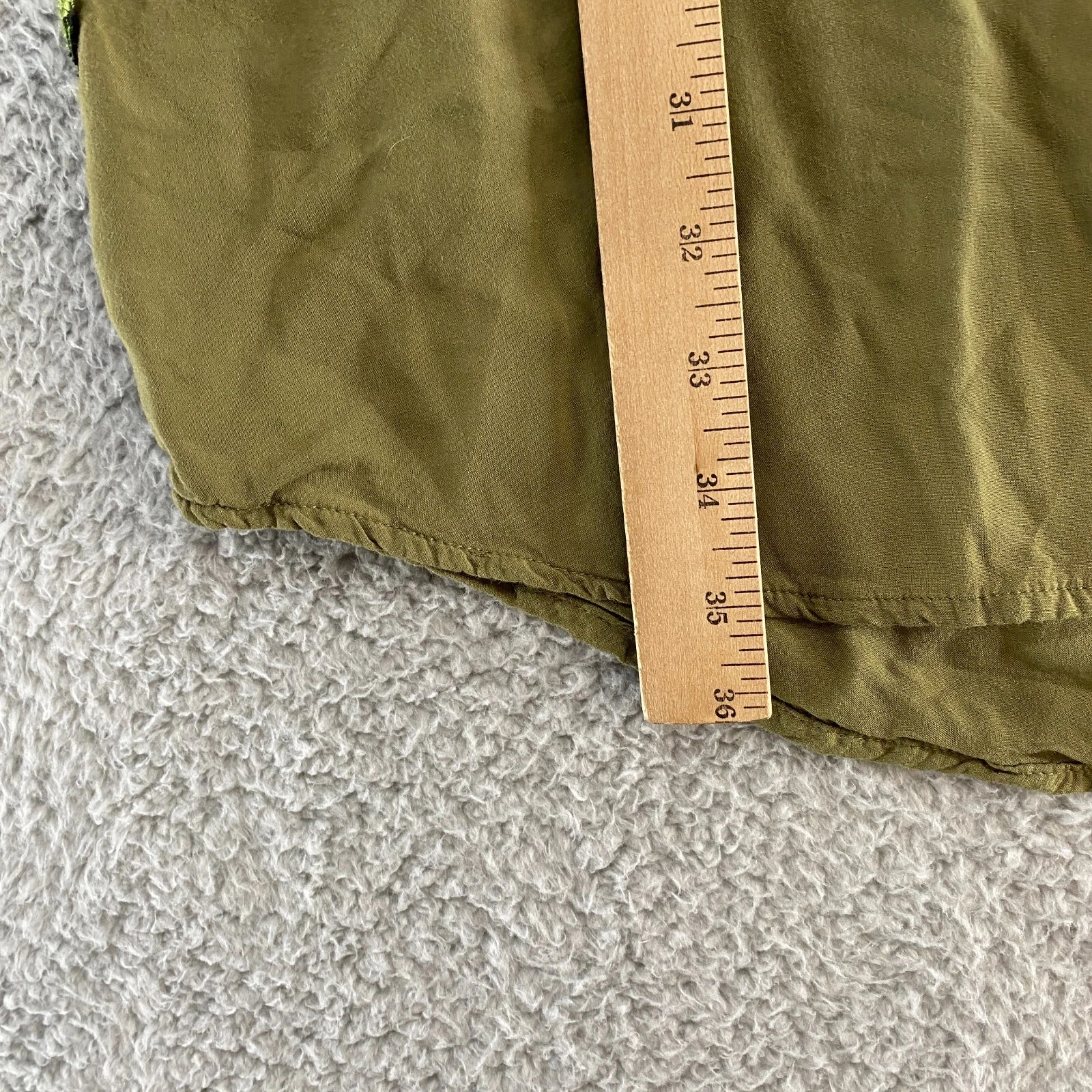 VETEMENTS Desigual Dress Womens 38 Small Utility Military Embroidered Alabanza Artsy