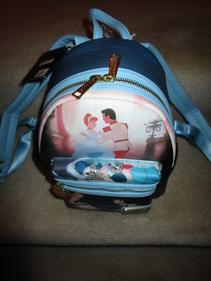 NWT. Disney Loungefly Cinderella Scenes Mini Backpack Loungefly Disney Cinderella Running Scene Mini Backpack  main image 2