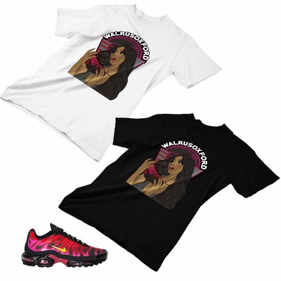 Air Max Plus Fire Pink Matching Custom Designed T shirt / hoodie amp 1-10-6  | eBay