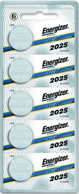 50 Energizer CR2025 155mAh  3V Lithium LiMnO2 (FIFTY BATTERIES) Exp. 2034