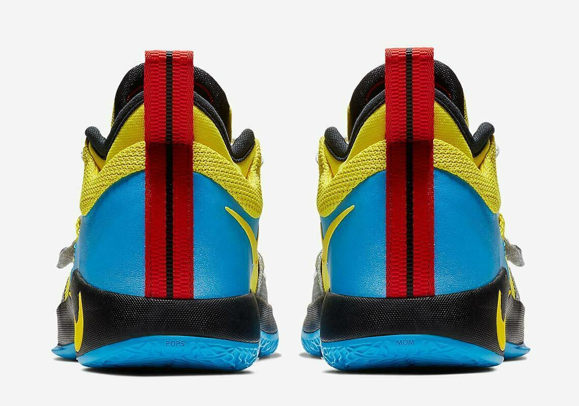 Nike PG 2.5 GS OPTI Yellow Blue Hero Size 6 Paul George Nike PG 2.5 GS OPTI Yellow Blue Hero Size 6 Paul George
