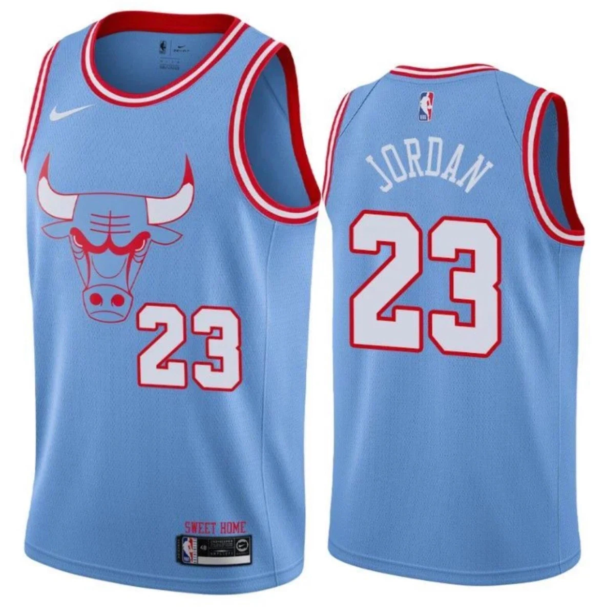 Light blue sales jordan jersey