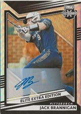 VH) 2022 Panini Elite Jack Brannigan Auto SP RC Rookie Pittsburgh Pirates