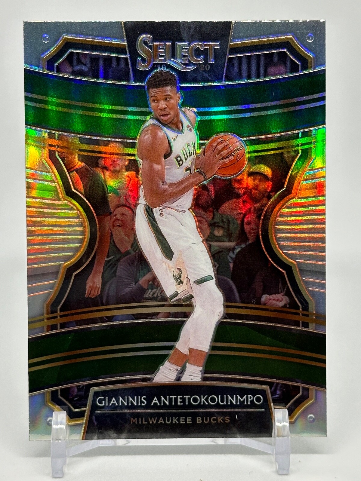 2019 Panini Select #22 Giannis Antetokounmpo Concourse Silver Bucks Basketball