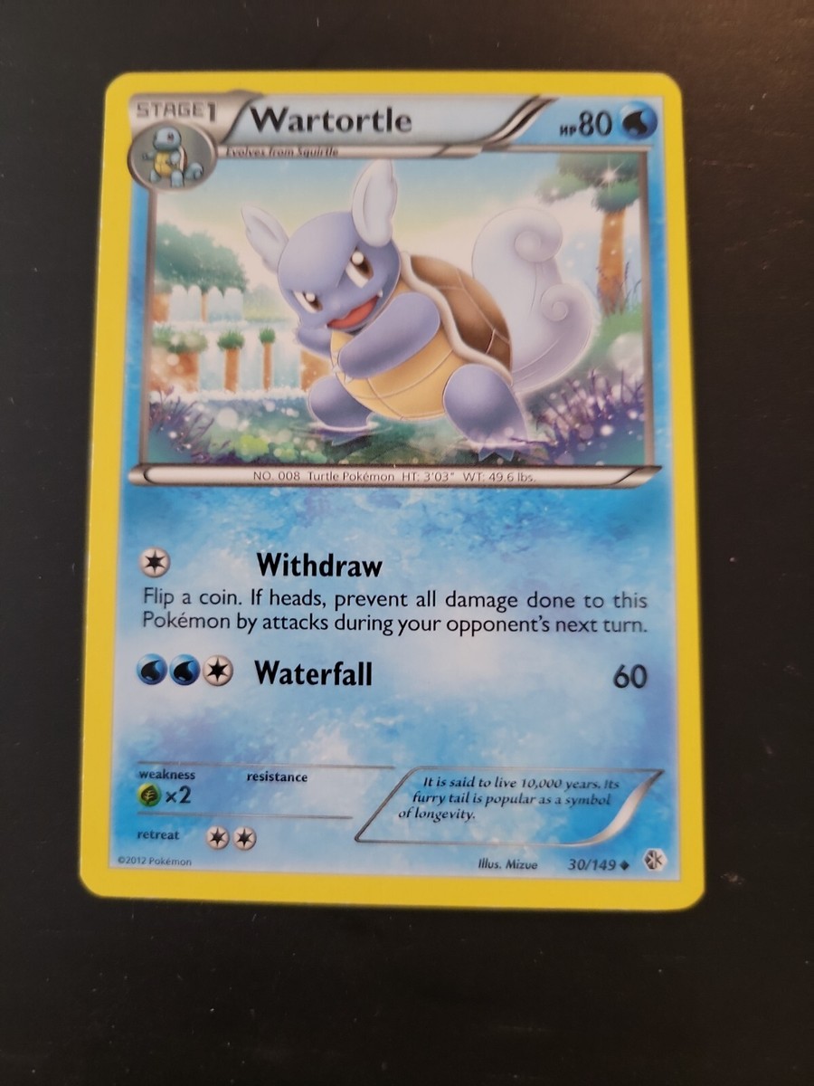pokemon tcg live missing cards Pokemon TCG Card 2012 Boundaries Crossed - Wartortle 30/149