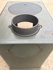 Jotul 600, 601, 602, 1940, 404. Replacement cast 5" Flue Spigot Chimney Outlet