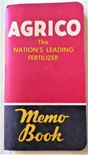 AGRICO FERTILIZER MEMO BOOK,  1943