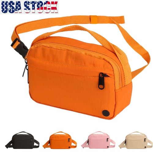 Women Men Fanny Pack Belt Waist Bag Cross Body Sling Shoulder Sport Pouch Travel