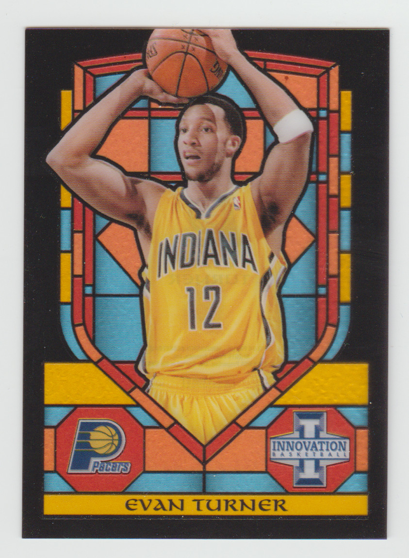EVAN TURNER 2013-14 Panini Innovation Stained Glass GOLD #7 Beautiful Insert