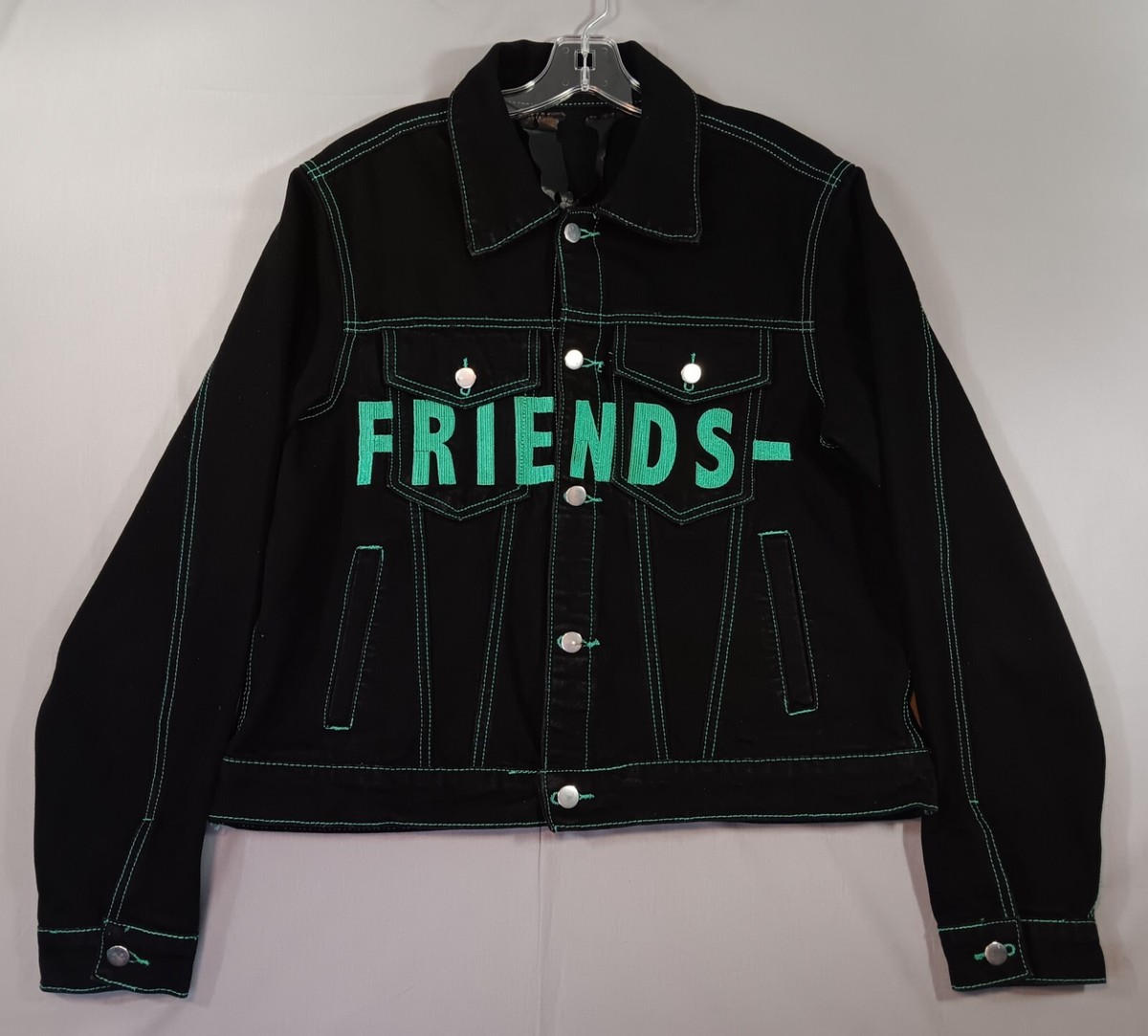 vlone デニムジャケット グリーン