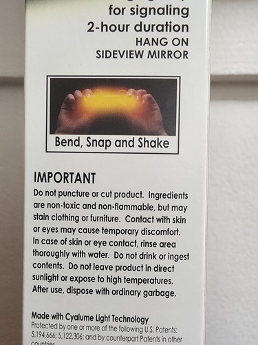 Cyalume Snaplight Bastoncini Luci Ultra Luminose di Emergenza Stradale - Foto 5 di 6
