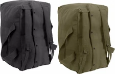 Heavy Duty Cotton Canvas Large Parachute Cargo Bag with Military Backpack Straps