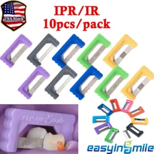10Pcs Orthodontic Polish Metal Strip Dental Interproximal Reduction IPR/IR Strip