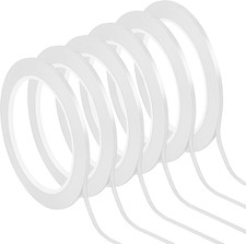 6 Rolls Whiteboard Graphic Chart Line Grid Marking Tapes 1/8" Thin Dry Erase Boa