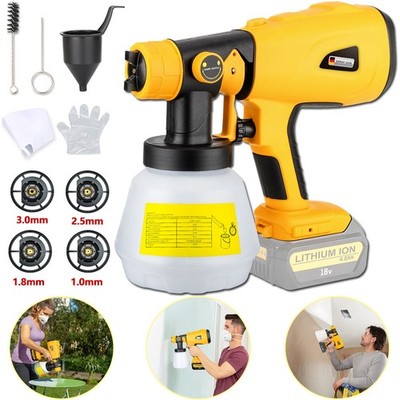 Hochleistungs-Elektrospritzgerät für Dewalt 18-V-Akku Akku-HVLP-Spritzpistole