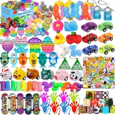 120 Pcs Party Favors for Kids 4-8-12, Pop Fidget Toys, Treasure Box Toys,...
