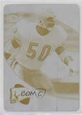 2009 Football Heroes Legend Printing Plate Yellow 1/1 Mike Singletary HOF 1m8
