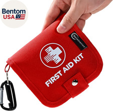 Mini First Aid Kit - 137 Piece Small Emergency Medical Kit for Home, Car, Travel