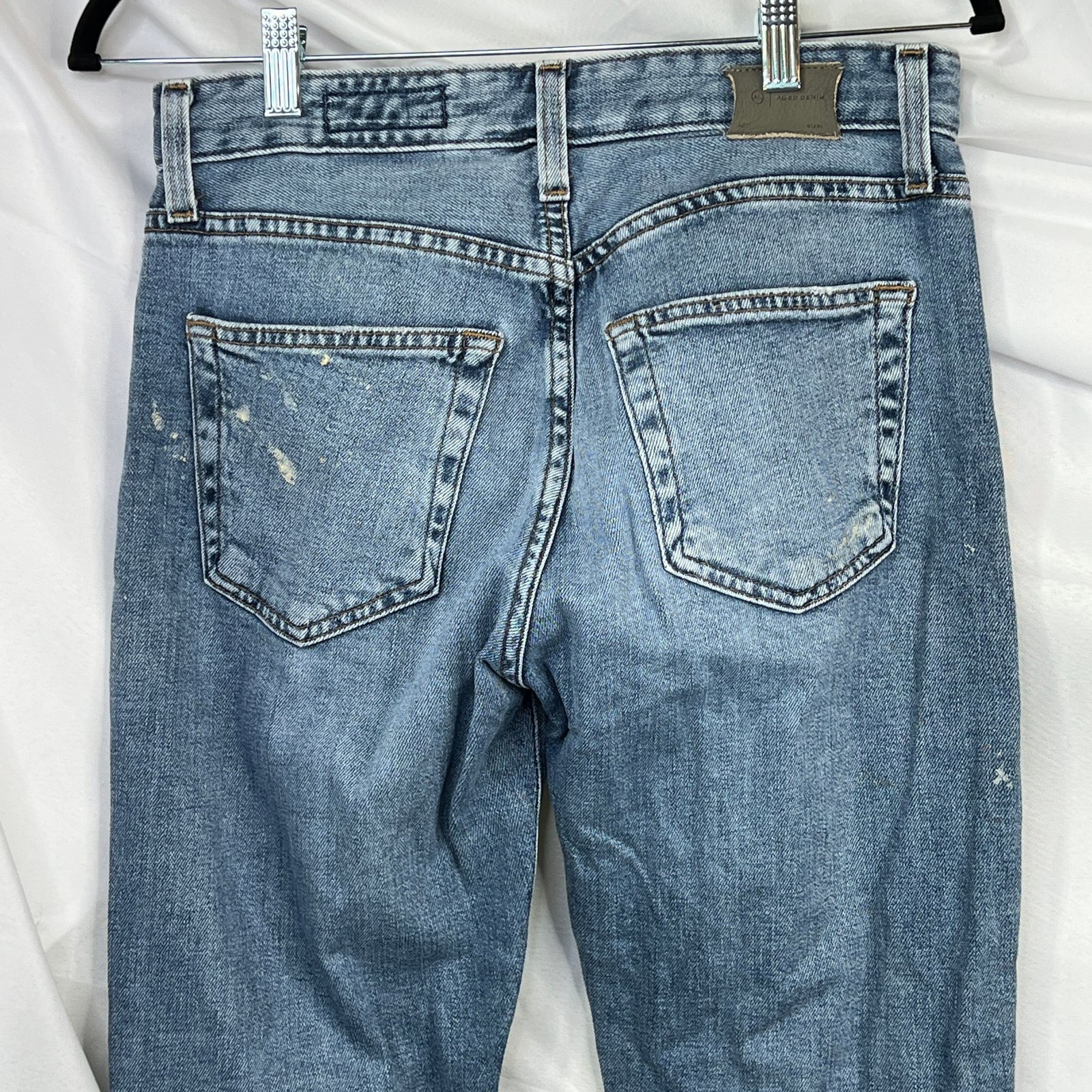 AG Adriano Goldschmied AG-ED Denim Light Wash Straight Leg Jeans Size 24 thumbnail 6