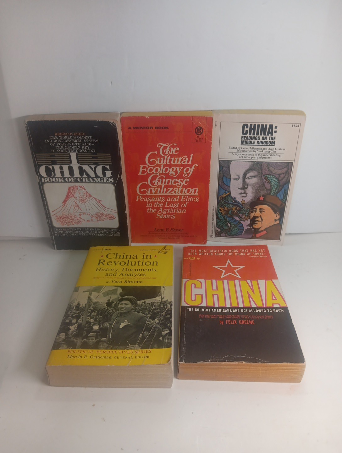 Chinese Books Lot Of Five Chinese History