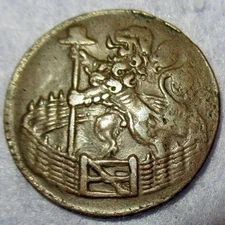 Certificate of Authenticity 1754 Colonial New York Penny Copper Cent Holland min