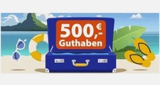 Check24 Reiseguthaben Reise Gutschein 500&euro; bis 31.10.26 G&uuml;ltig - Sofort Versand