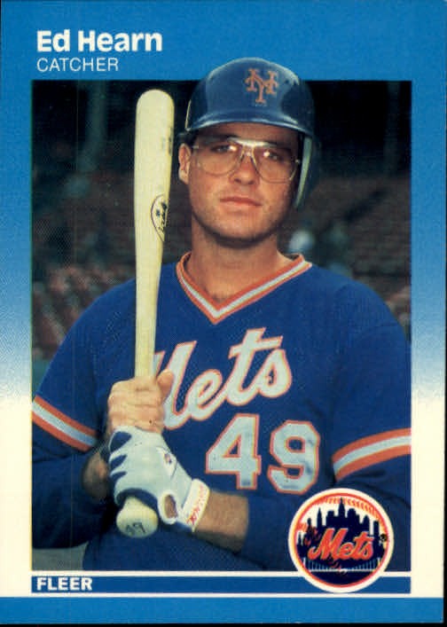 1987 Fleer #10 Ed Hearn RC - BB