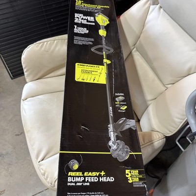 Ryobi 40V 15 in String Trimmer Attachment W/4 Ah Battery RY40ST01K (R47C2)