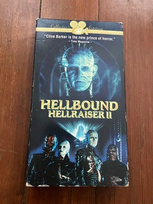 Hellbound Hellraiser II VHS Clive Barker Collectors Edition Gold Series 1984