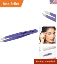 Precision Mini Slant Tweezers in Blooming Lilac - Eco-Friendly Stainless Steel