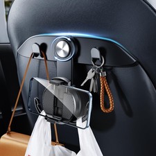 Car Seat Hooks Phone Mount for Tesla Model Y 3 Storage Clip Holder