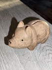 Vintage Pig Bank Fiberboard Pressed Sawdust Made in USA — photo 2