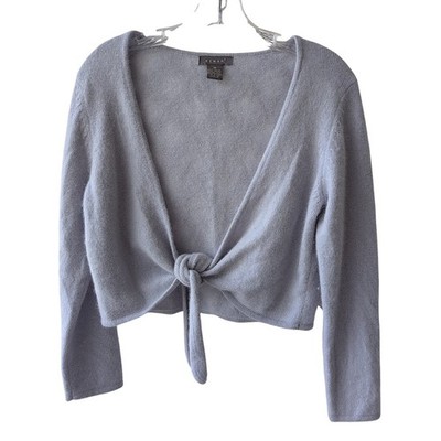 Kenar Periwinkle Wrap Cardigan Size Medium Balletcore Romantic Soft Coquette