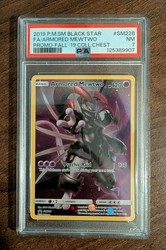 Armored Mewtwo SM228 Black Star Promo Sun & Moon