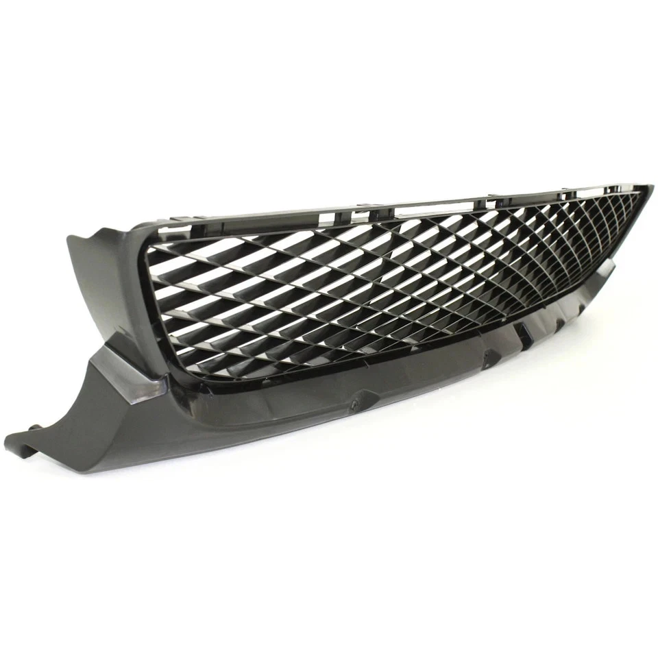 Front Bumper Grille Textured Black For 2007-2009 Mazda 3 Sedan Std.Type Model Foto 2 de 4