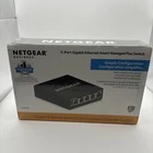 NETGEAR 5-Port Gigabit Ethernet Plus Switch Desktop or Wallmount (GS305E)- New
