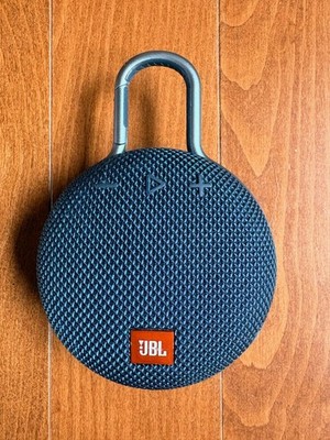 JBL Clip 3 Blue Portable Bluetooth Speaker
