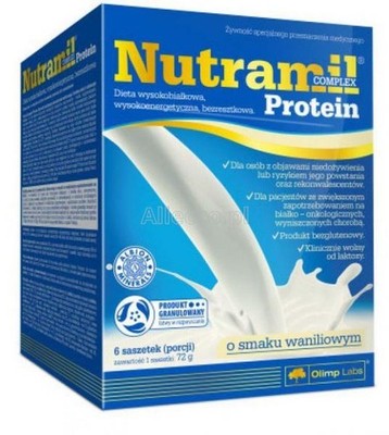OLIMP NUTRAMIL COMPLEX PROTEIN 6 sachets vanilla