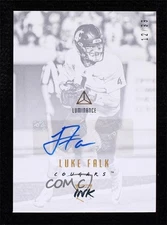 2018 Panini Luminance Rookie Ink Gold /99 Luke Falk #RI-LUF Auto RC