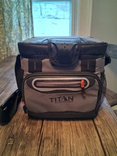 Titan by Arctic Zone Deep Freeze Cooler - Zipperless Hardbody Cooler. 9 Cans.