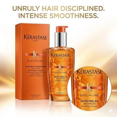 Kerastase Discipline Oleo Relax Advanced Hair Smoothing Oil 3.4oz