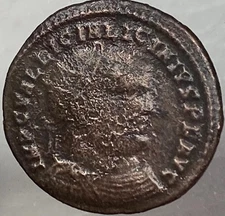 Roman Emperor Licinius 308-324AD Iovi Conservatori Eagle Victory Jupiter Coin