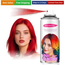 One-Day Temporary Hair Color Spray For Kids Women Men, Washable Hair Dye Spra...