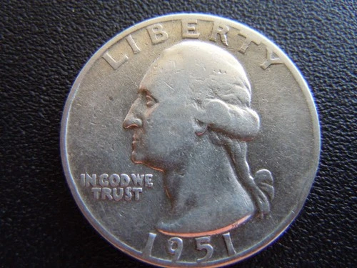 1951-P Washington Quarter — photo from the most recent tracked eBay sale
